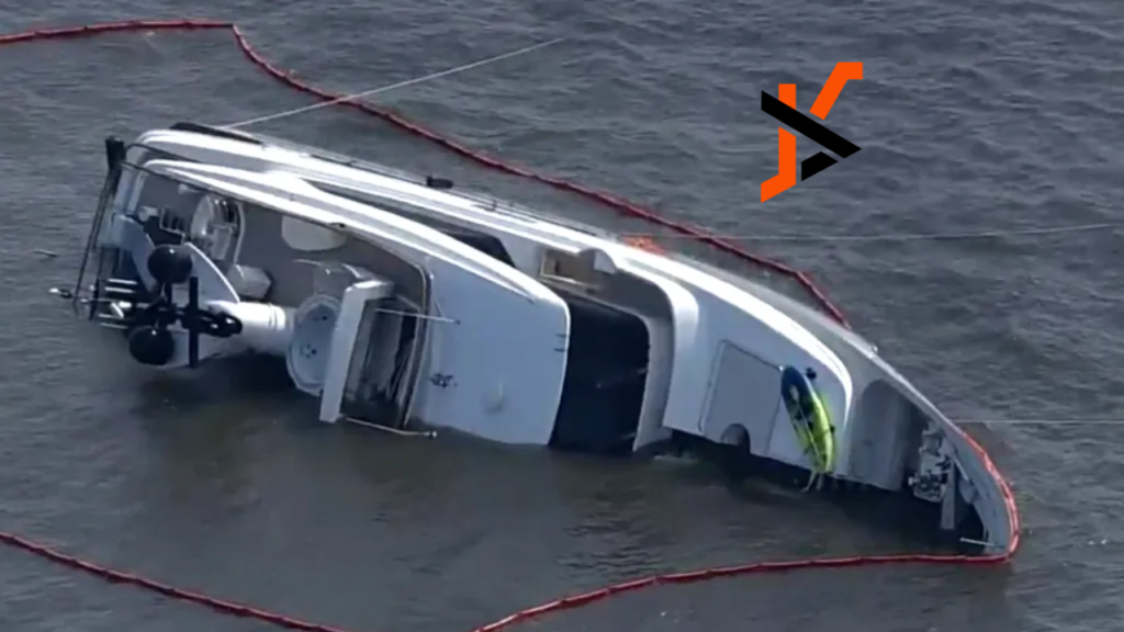 $8 million yacht capsizes near annapolis