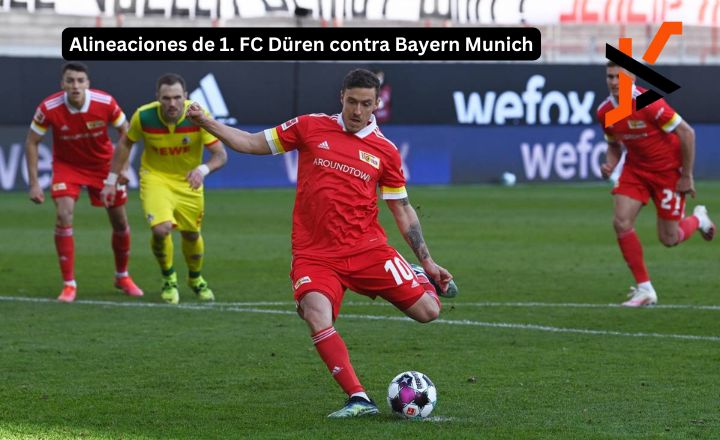 alineaciones de 1. FC Düren contra Bayern Munich