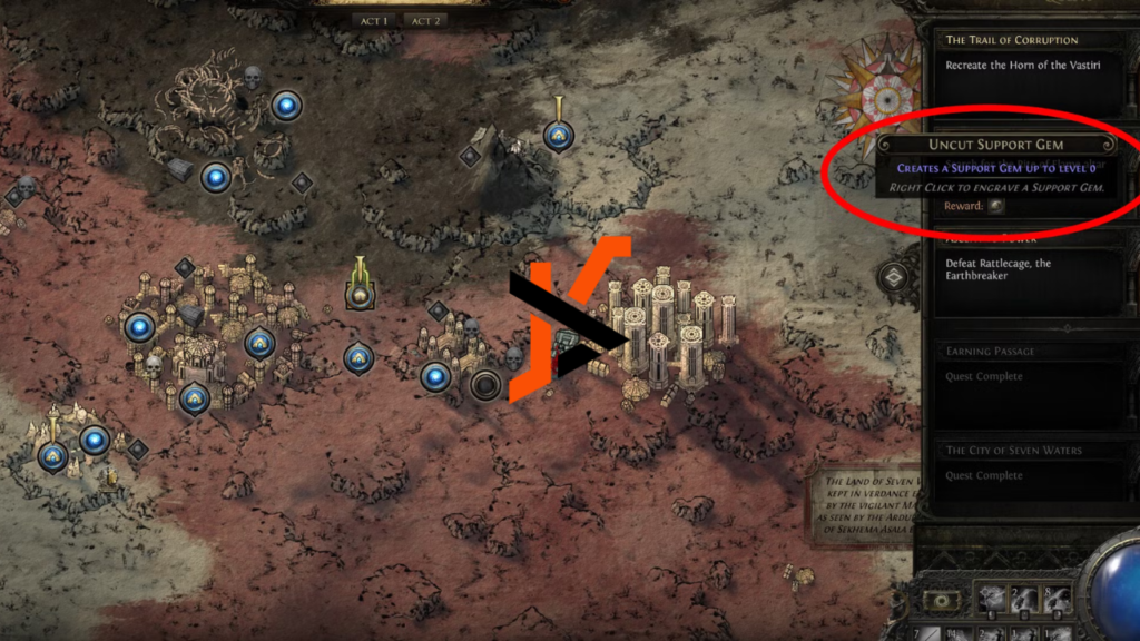 Path of Exile 2: Where to Farm Support Gems