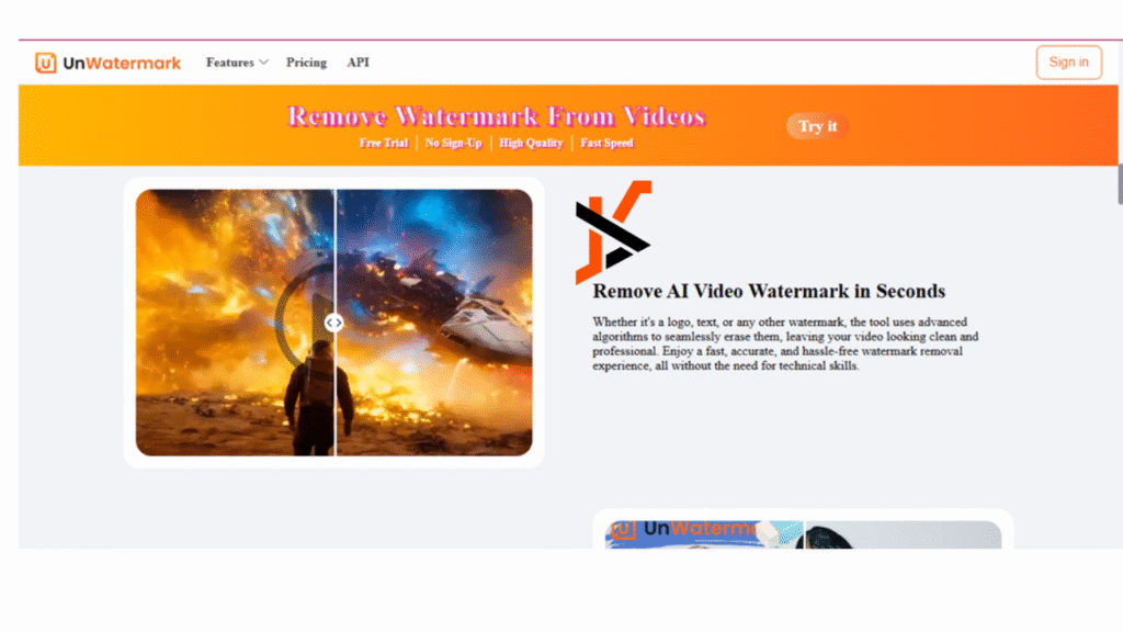 Remove Watermarks from AI-Generated Images & Videos: Unwatermark AI in Action images