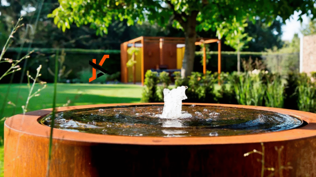 Corten Steel Water Bowl: A Stylish Addition to Your Outdoor Space