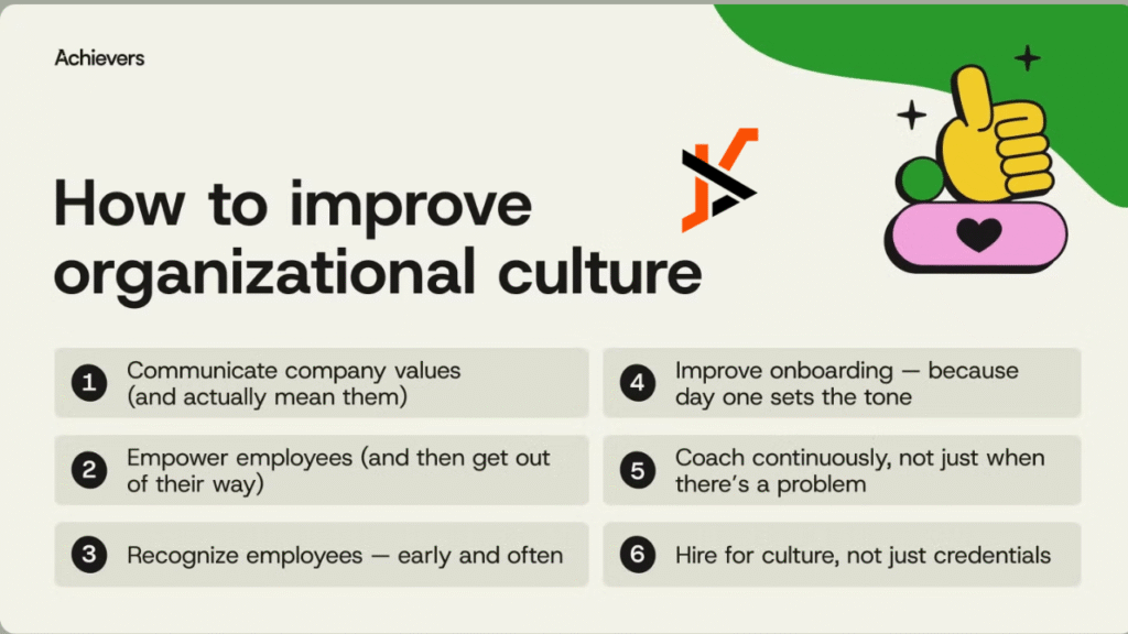 Simple ways to improve office culture image