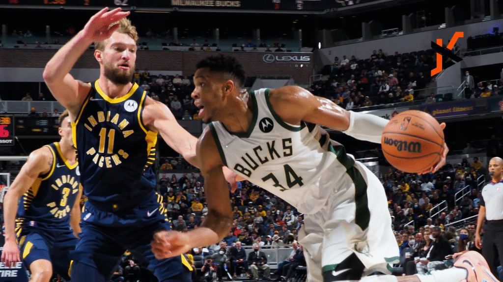 "milwaukee bucks vs pacers match player stats"