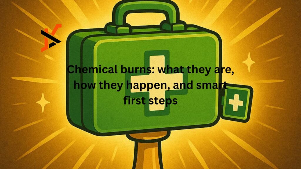 Chemical burns: what they are, how they happen, and smart first steps