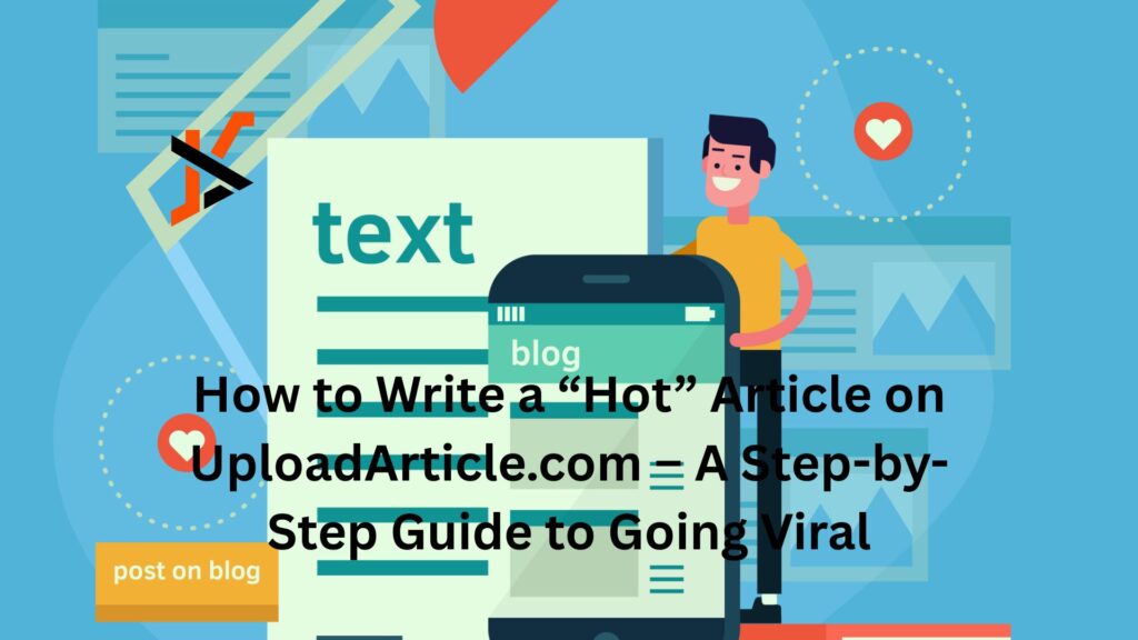 How to Write a “Hot” Article on UploadArticle.com – A Step-by-Step Guide to Going Viral "uploadarticle. com hot"