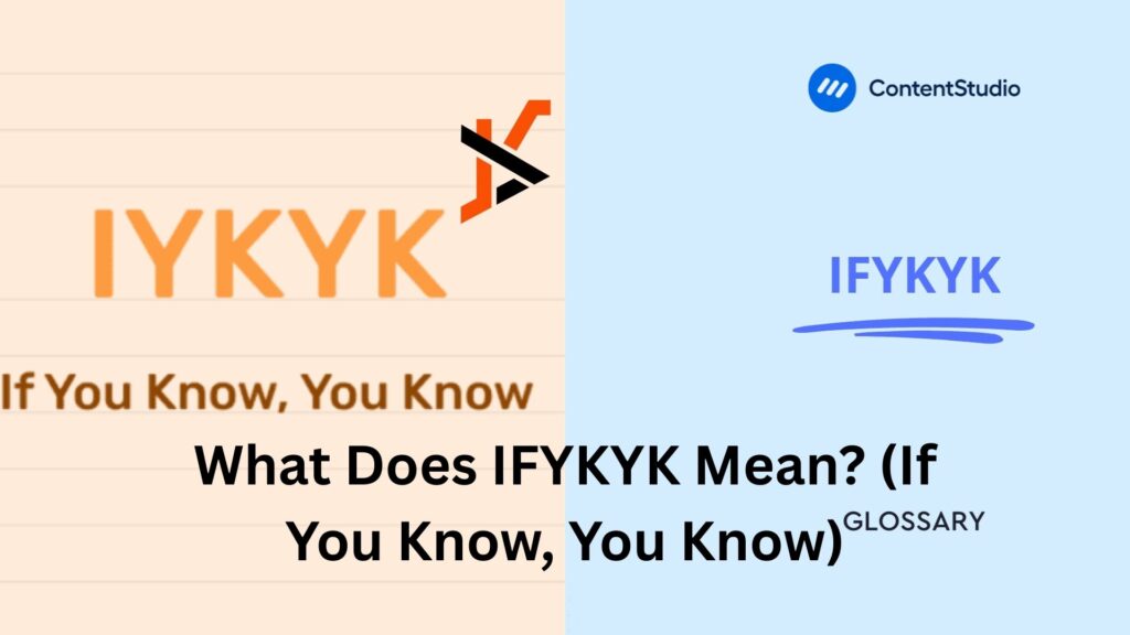 ifykyk meaning