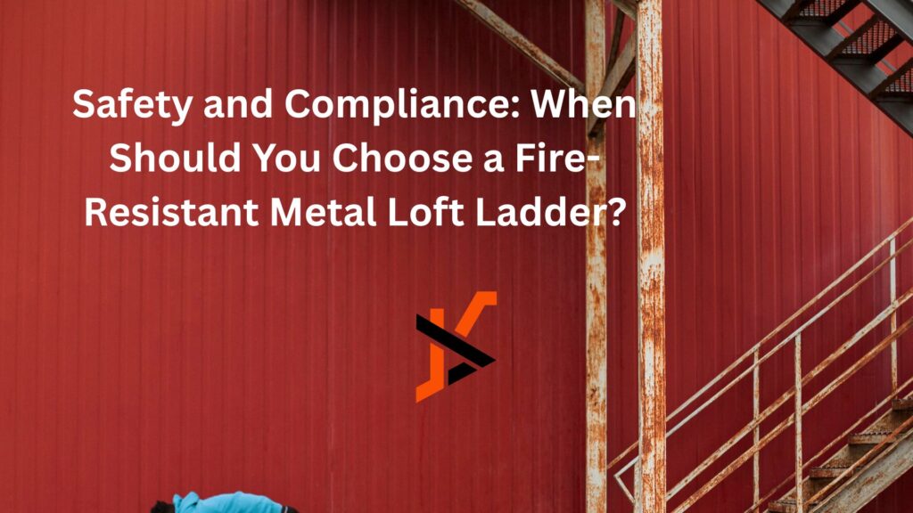Safety and Compliance: When Should You Choose a Fire-Resistant Metal Loft Ladder?