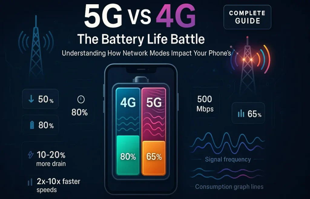 Does 5G Drain Your Battery Faster? The LTE vs 5G Question Most Users Get Wrong